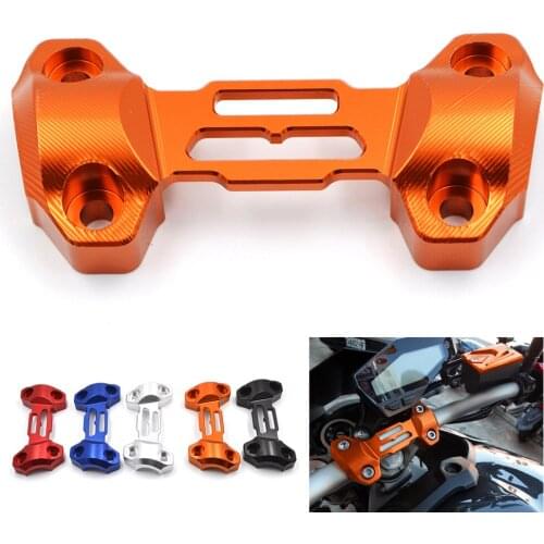 Motorcycle Aluminum Handlebar Fat HandleBar Riser Clamp Top Cover Mount for Yamaha MT09 MT 09 FZ09 FZ09 2013-2018