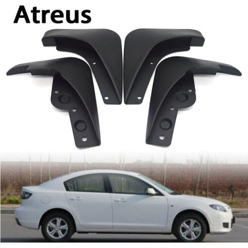 Atreus 4X For Mazda 3 (BK) Hatch Hatchback M3 2004 2005 2006 2007 2008 Car Front Rear Mudguards accessories Mudflap car Fender
