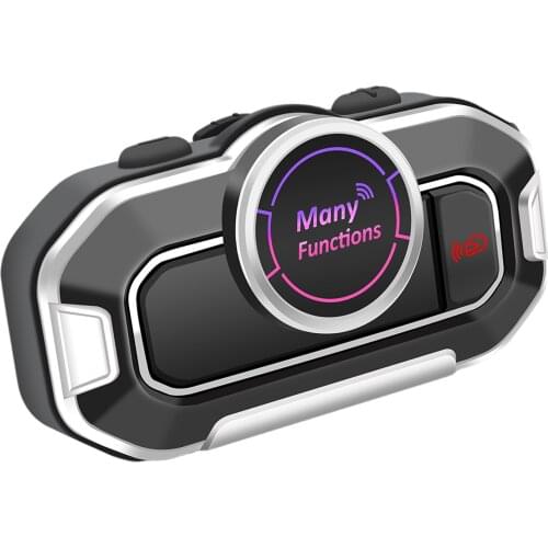 Wireless Headset with FM Radio Noise Cancellation Hands Free Voice High Sound Quality for Motorbike ATV