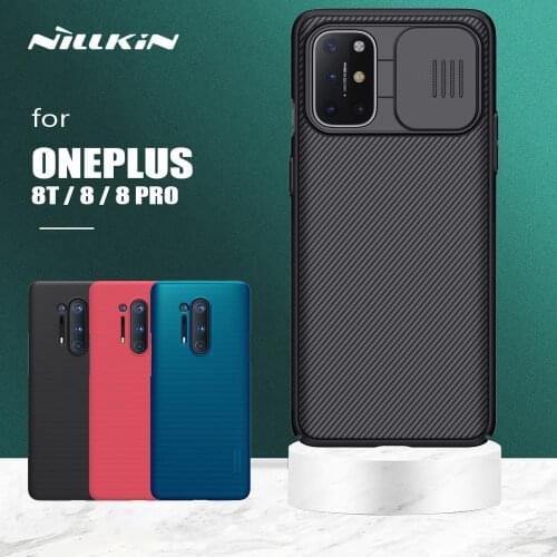 Nillkin for Oneplus 8T 8 Pro Camshield Slide Camera Protection Cover PC Frosted Shield Case for Oneplus 8T /8 Pro /8 Lens Cases