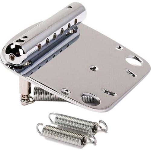 Guitar Bridge 6 String Metal Tremolo Bridge Replacement Parts for Mustang Jazzmaster Guitar