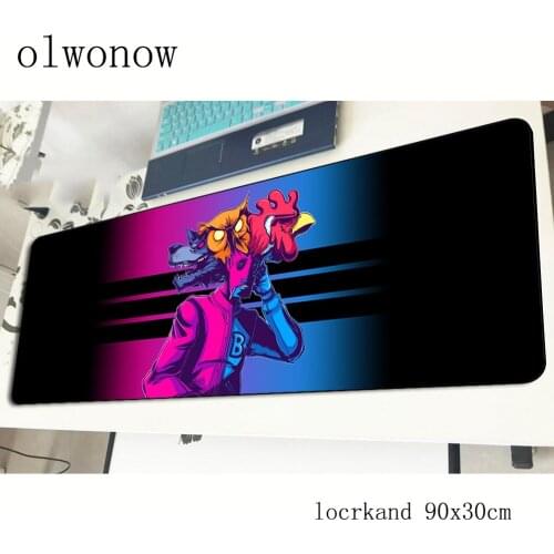 Hotline Miami pad mouse hot sales computador gamer mouse pad 90x30cm padmouse cute mousepad ergonomic gadget office desk mats