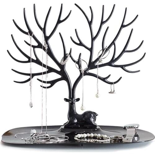 Creative Tree Shaped Earrings Bracelet Storage Shelf Jewelry Display Holder Ear Stud Stand Antler Tree Jewelry Home Storage Tool