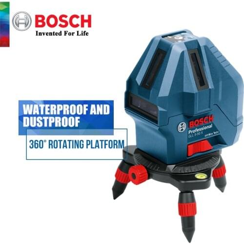 Bosch Laser Level Vertical And Horizontal Green Light Red Light High Precision 5-line 3-line Marking Instrument Automatic Level
