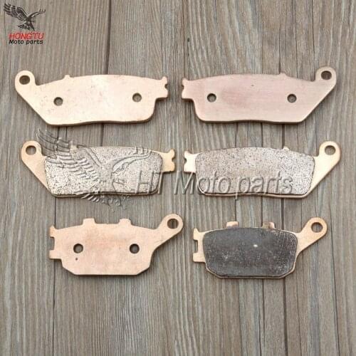 Metal sintering brake pads For Kawasaki EN 650 Vulcan S 2015 KLE 650 Versys 2016 Z 650 Z650 2017-2019 Z 750 Z750 2007-2011