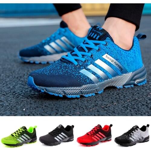 Mens Sneakers Big Size 48 Light Running Shoes Breathable Lace Up Casual Shoe Comfortable Non-slip Outdoor Walking Sports Shoes