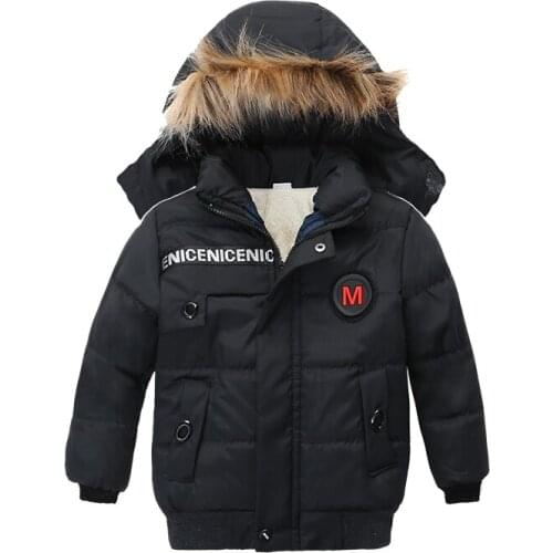 New Jackets For Boys Clothes 2019 Winter Hooded Down Jacket For Kids Coats Long Sleeve Outerwear Children Clothing 2-5T