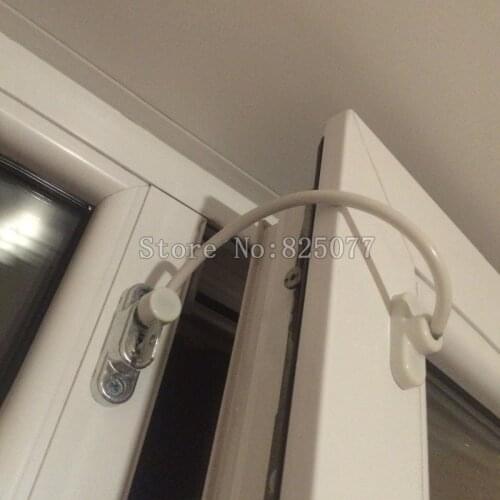 Wholesale 100PCS Window Security Chain Lock Door Restrictor Child Safety Stainless Anti-Theft Locks For Sliding Door JF1635