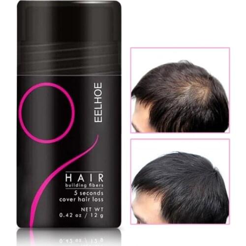 12g Hair Fiber Powder Realistic Long Lifespan Quick Effect Instant Growth Hair Building Fibers Hair Powder for Party