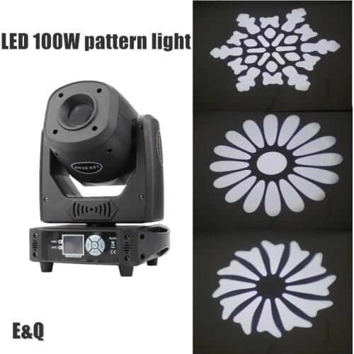 LED shaking head 100WDJ concentrating four-head pentaprism projector stage lighting professional disco wedding party performance