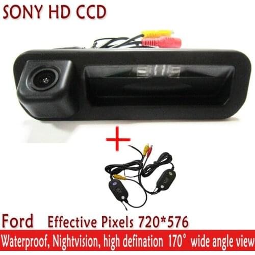 WIFI camera 170'' Wide view Angle Car Accessories SONY HD CCD Car Rear View Reverse hanldle Camera for FORD Focus Mondeo Kuga