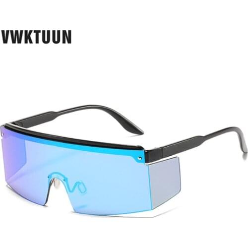 VWKTUUN Oversized Sunglasses Women Men Vintage Sunglass Woman UV400 Points Big Windproof Glasses Women Anti-spit Splash Eyewear