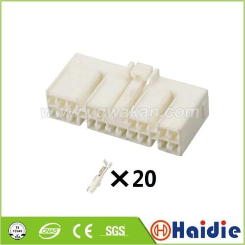 2sets 20pin auto electric unseled plug MG 651080 wire harness plastic plug connector MG651080