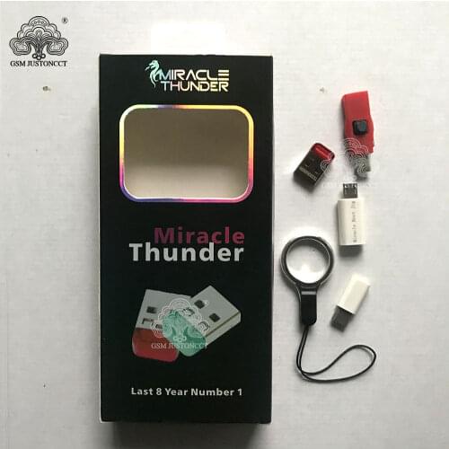 Miraclekey / miracle thunder dongle / miracle tool thunder dongle instead of miracle box and key