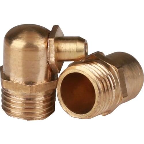 2PCS-M6/M8/M10 90 Degree Butter Nozzle, Nozzle Copper, Oil Nozzle Oil Gun