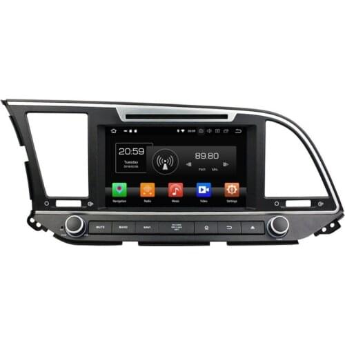 4GB+32GB 2 din 8" Octa Core Android 8.0 Car DVD Player for Hyundai Elantra 2016 Radio GPS WIFI Bluetooth TV OBD DVR IPS Screen