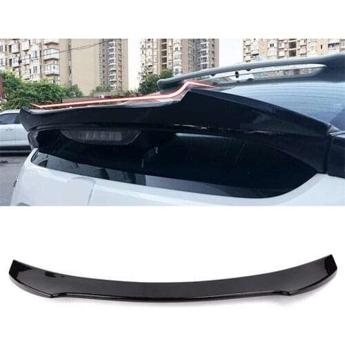 CEYUSOT FOR Auto Parts Spoiler Honda Civic Hatchback Car Rear Window Lip Wing Tail Fin ABS Material Black Spoiler Civic 2016-20