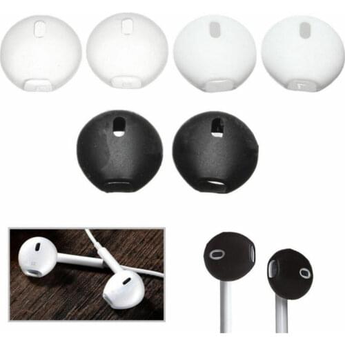 Earphones Case Cover Silicone In-Ear Headphones Cap For AirPods EarPods 1 Pair