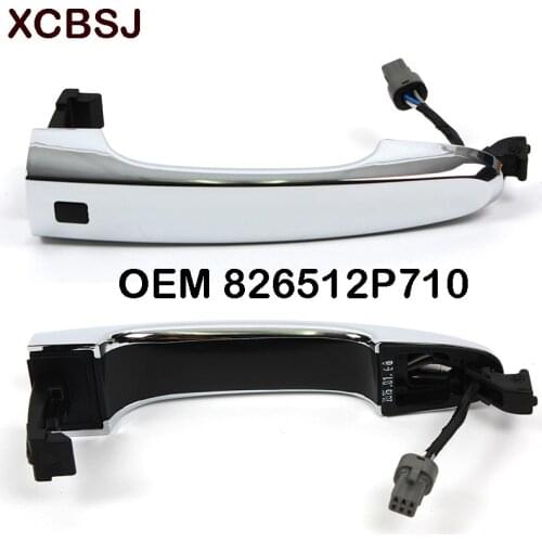 Geunine front Exterior Outside Door Handle Chrome LH RH Keyless entry with button for kia Sorento 2011 2012 2013 2014 2015