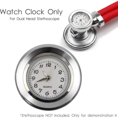 Quartz Stethoscope Watch Clock Time Accessory Kit for Dual Head Doctor Medical Stethoscope