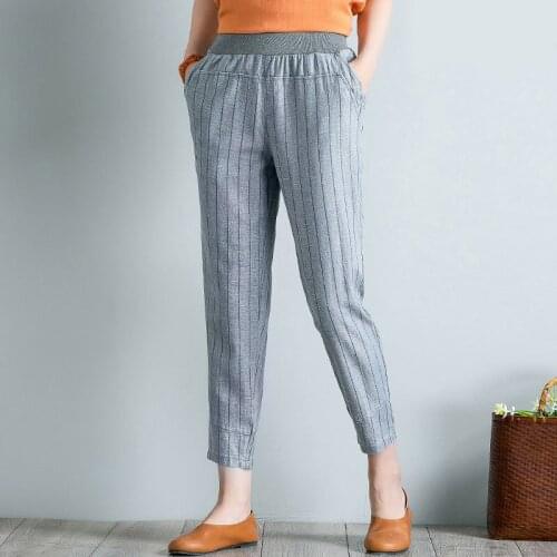LOW LUV Women's Linen Trousers