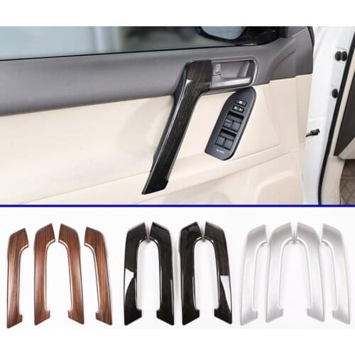 4pcs For Toyota Land Cruiser Prado FJ150 150 2010-2018 Car ABS Interior Door Handle Trim Car Accessories