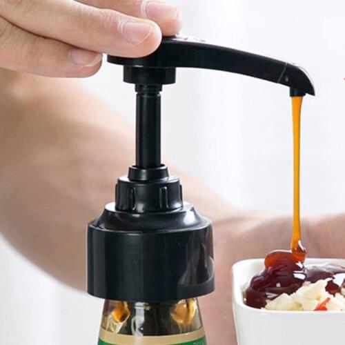 Jam Bottle Pump Oyster Sauce Dispensers Syrup Bottle Nozzle Pressure Oil Sprayer Household Pumps Kitchen Tools Accessories Item