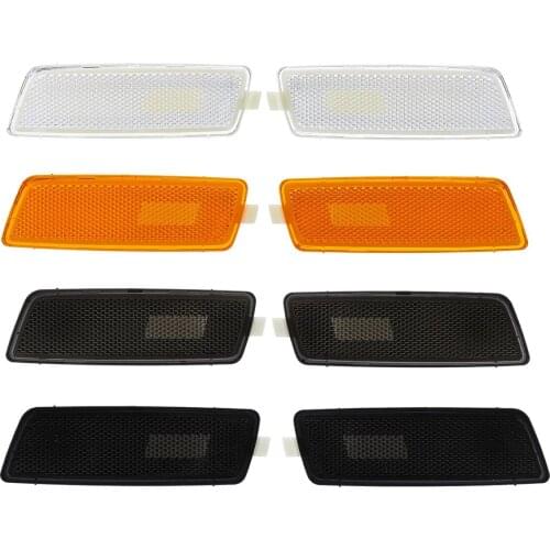New Autoleader 2Pcs Front Side Marker Light Signal Lamps White Black Yellow Grey For VW GTI for JETTA for RABBIT MK5 2006-2009
