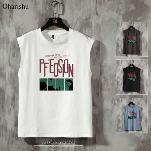Мужские футболки без рукавов Oharishu China At AliExpress