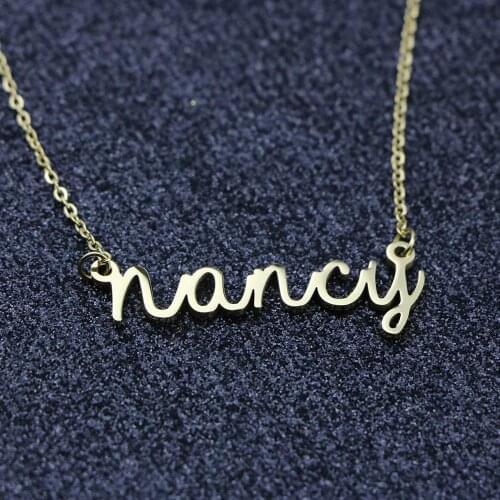 Customized Necklace Stainless Steel Nameplate Choker Necklace Decoracion de Fiestas y Eventos