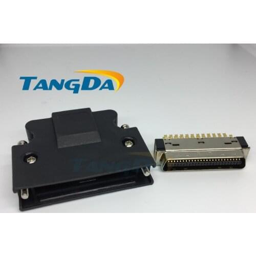Tangda Servo connector SCSI HPCN servo driver gold-plated male head Connect 50p 50pin 50 core A