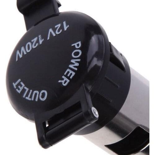 Cellphone Camera mp3 player Motorcycle Boat Lawn mower 12V Tractor Cigarette Lighter Socket Metal Car 1Pcs with Wire