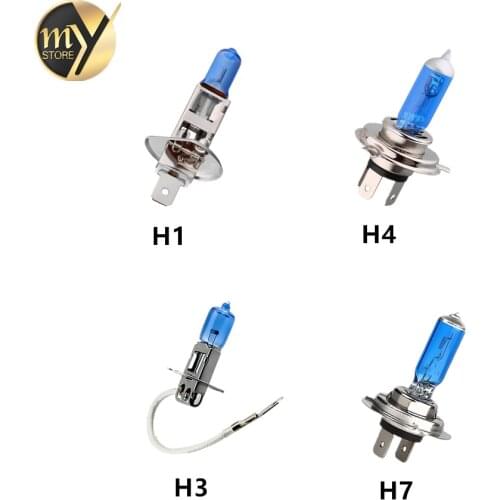 H1 H3 H7 H4 24V 100W Super Bright Fog Lights Halogen Bulbs High Power Headlight Lamp Car Light Source auto parking White