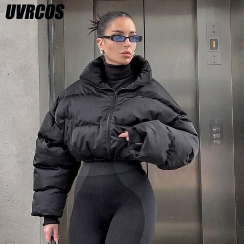 Женские короткие куртки UVRCOS China At AliExpress