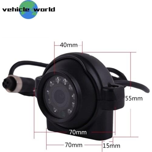 Waterproof IP68 960P Night Vision View Camera for Car with IR Lights