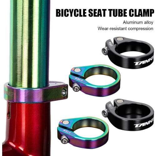 Aluminum Alloy Bicycle Seatpost Clamp 31.8/34.9mm Seat Tube Clamp MTB Bike Seat Tube Clip Bike Parts Bike Saddle Seat Clamp