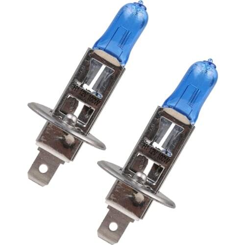 2pcs H1 100W 12V Super Bright White Fog Lights Halogen Bulbs High Power Car Headlight Lamp Car Light Source parking auto