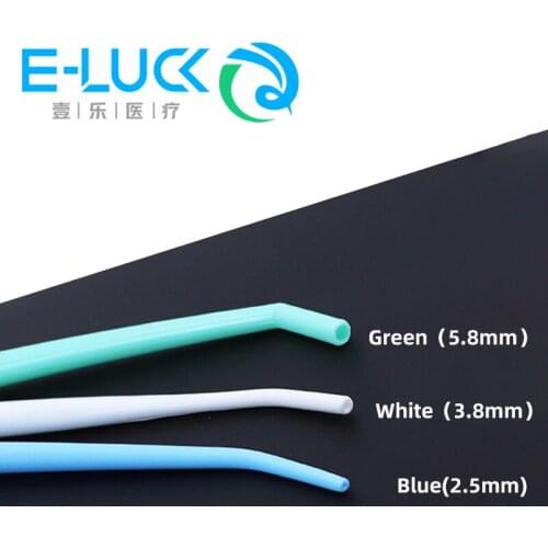 25pcs/bag Surgical Aspirator Suction Tips Dental Disposable Autoclavable Plastic Tube Suction Tips for 3 Size