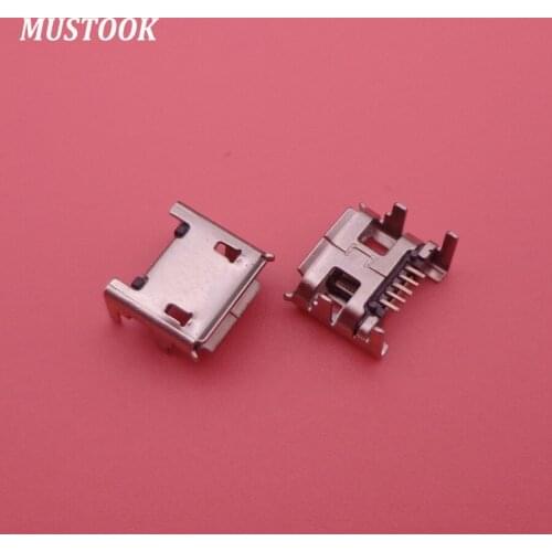 500pcs/lot Mini Micro USB Charging Data Sync Power Jack Port Connector socket for Vizio Tablet VTAB1008 Acer Iconia Tab A100 etc
