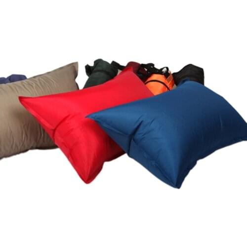 Automatic Inflatable Pillow Portable Camping Relax Air Cushion Outdoor Travel Mat Airplane Hotel Rest Comfortable Sleep Pillow