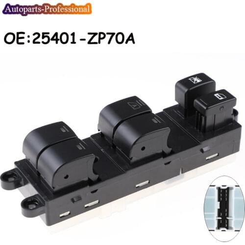 Power Window Master Switch Fit For 2005-2012 Frontier Crew Cab 25401-ZP70A 25401ZP70A