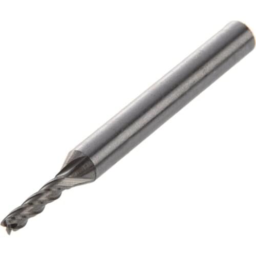 3mm×6mm×12mm×60mm 4 Flutes HSS AL End Mill Milling Cutter Shank Tool