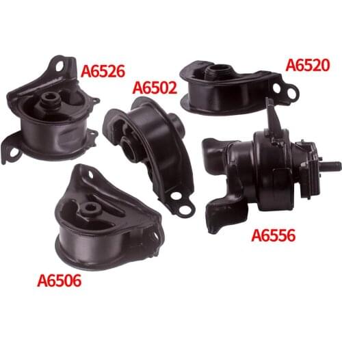 5PCS Engine Motor + Transmission Mount for Honda Civic 1996-2000 50810-SR3-980 A6526 A6506 A6520 A6502