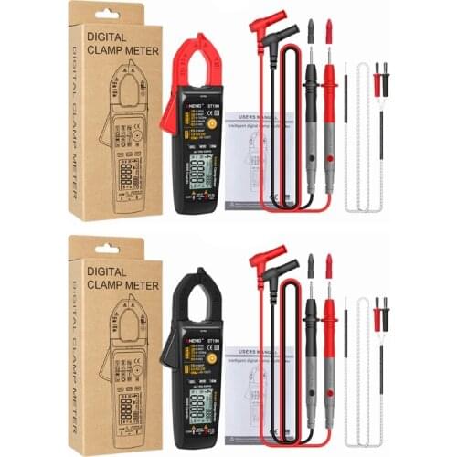 Clamp Multimeter Digital AC DC Current Clamp Meter True RMS Auto Range 6000 Counts Meter With Capacitance Measure