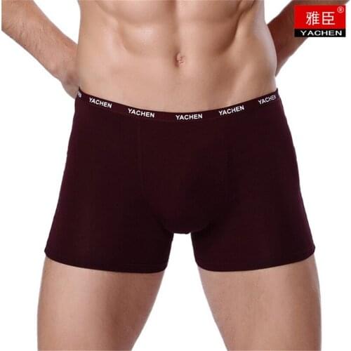 Mens fine soft solid underwear cotton popular underwear 5pcs/lot