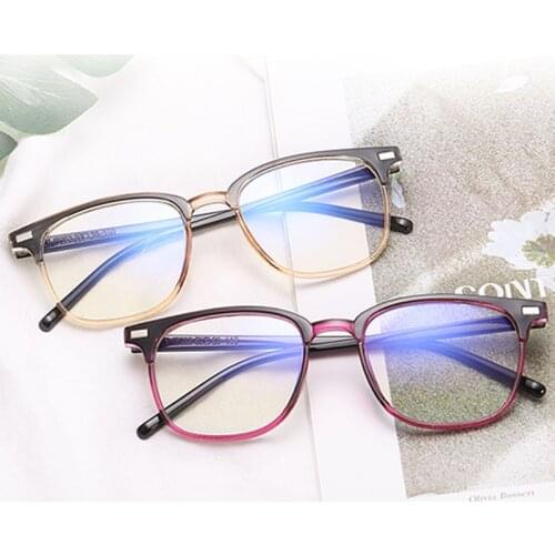 Vintage Computer Glasses Anti Blue Light Glasses Optical Glasses Blocking Eyeglasses For Women Clear blue light glasses