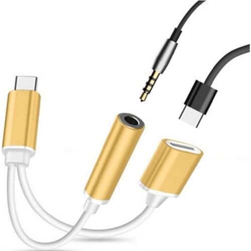 USB Type C USB-C to 3.5 mm Audio Jack Charging Headphone Adapter Connector for LeTV 2 LeTV 2 Pro LeTV Max 2 Xiaomi 6