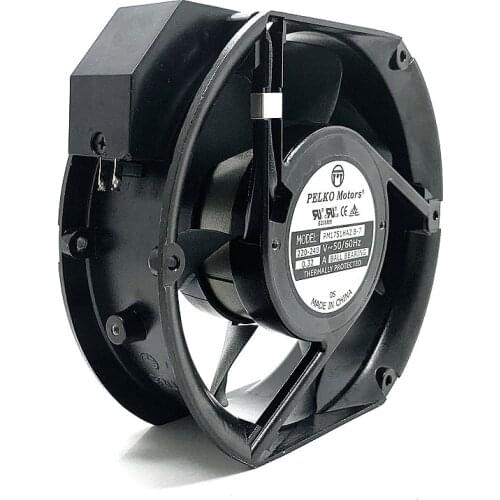 PM1751HA2 B-7 220-240V 172mm 17250 AC 220V Dual Ball Bearing Industrial Cabinet Distribution Box Fume Exhaust Cooling Fan