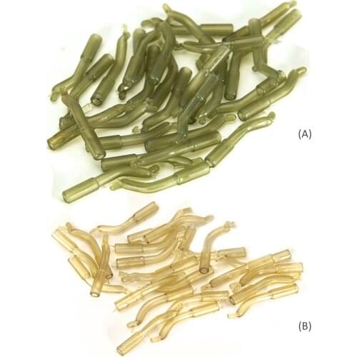 Carp Fishing Hook Tube Sleeve Silicone Hair Rig Line Aligner Anti Tangle Sleeves Positioner for Carp Fishing End Tackle Pesca ne