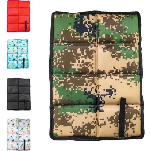 Oxford Cloth Folding Cooling Cushion Outdoor Climbing Park Moisture-proof and Cool Wear-resistant Cushion Can Be Machine Washed